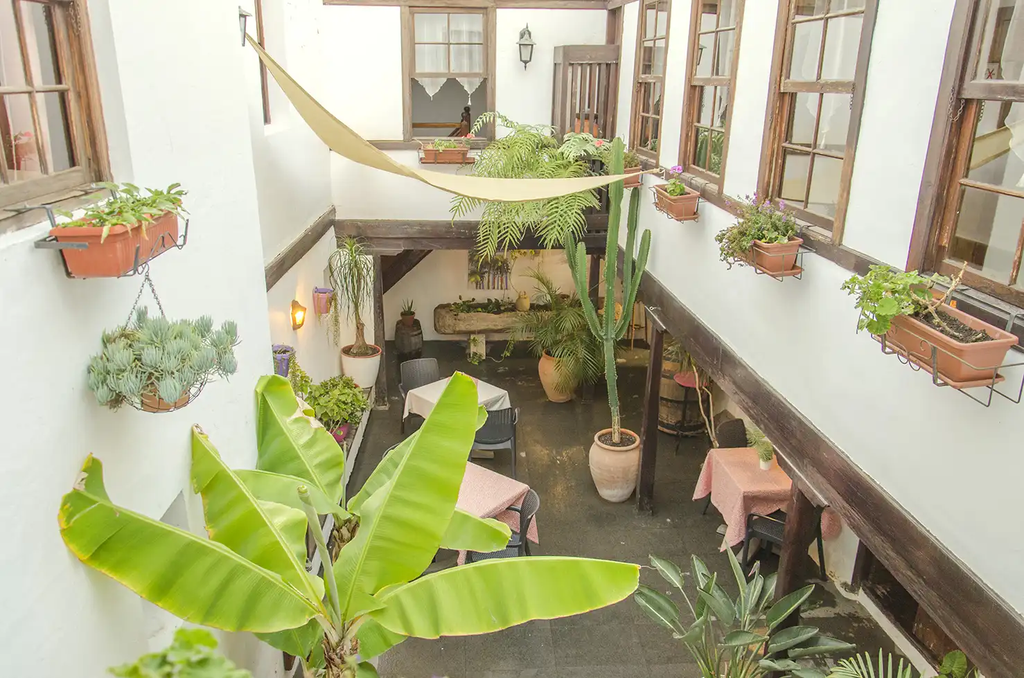 patio interior casona santo domingo